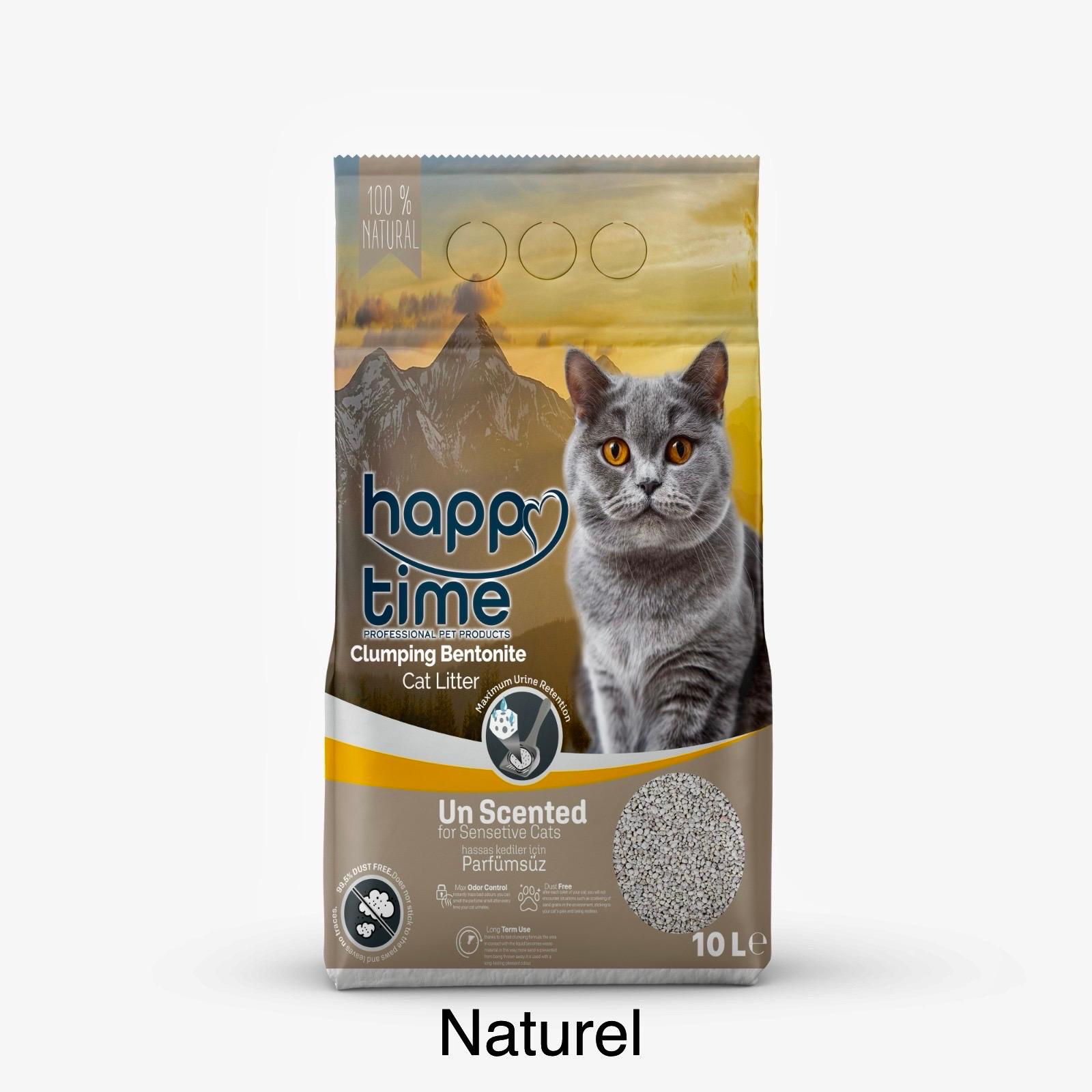 HT GREY WHİTE NATUREL  KEDİ KUMU 10 L